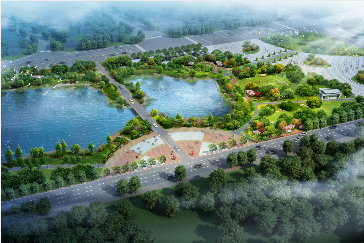 隆安縣那桐鎮福翁湖環境整治項目